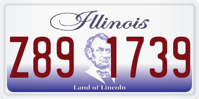 IL license plate Z891739