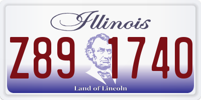 IL license plate Z891740
