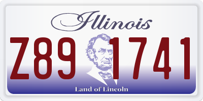 IL license plate Z891741
