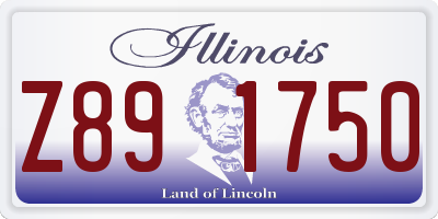 IL license plate Z891750
