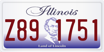 IL license plate Z891751