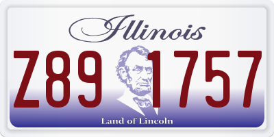 IL license plate Z891757