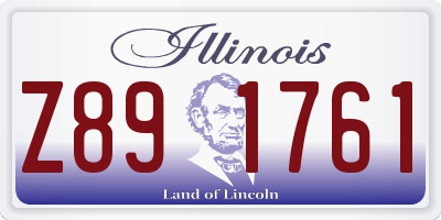 IL license plate Z891761