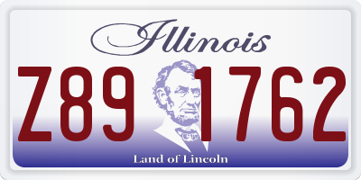 IL license plate Z891762
