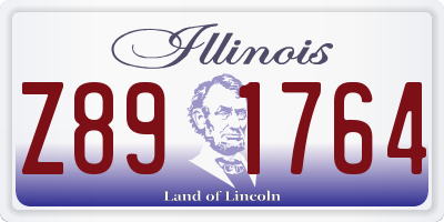 IL license plate Z891764