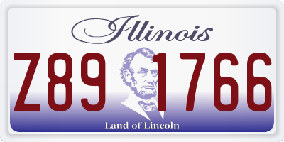 IL license plate Z891766