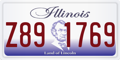 IL license plate Z891769