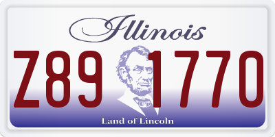 IL license plate Z891770