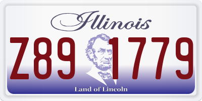 IL license plate Z891779