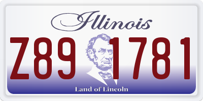 IL license plate Z891781