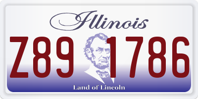 IL license plate Z891786