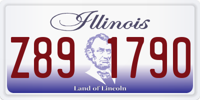IL license plate Z891790
