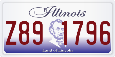 IL license plate Z891796