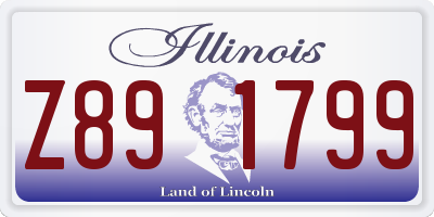 IL license plate Z891799