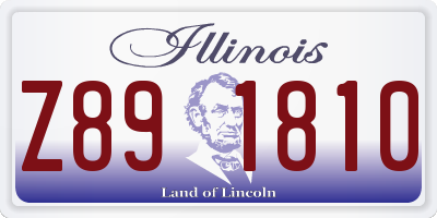 IL license plate Z891810