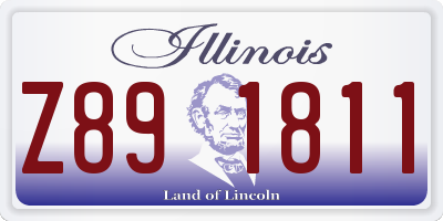 IL license plate Z891811