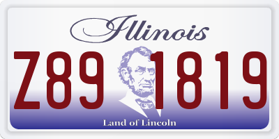 IL license plate Z891819