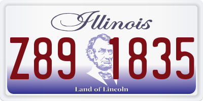 IL license plate Z891835