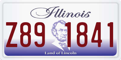 IL license plate Z891841