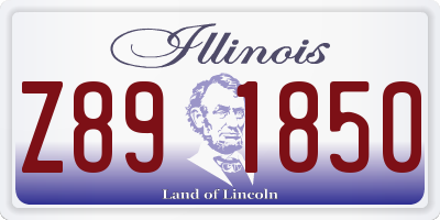 IL license plate Z891850