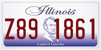 IL license plate Z891861