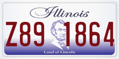 IL license plate Z891864
