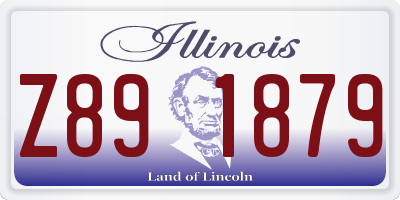 IL license plate Z891879