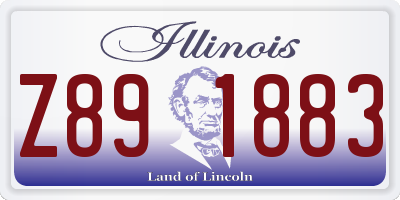 IL license plate Z891883