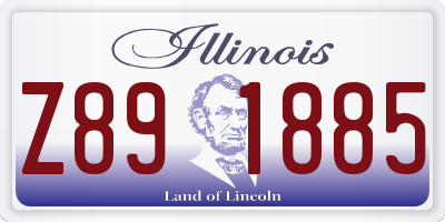 IL license plate Z891885