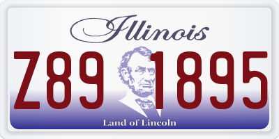 IL license plate Z891895