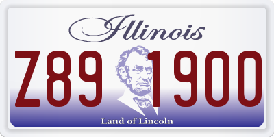IL license plate Z891900