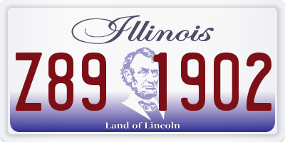 IL license plate Z891902