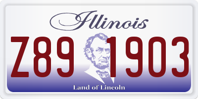 IL license plate Z891903