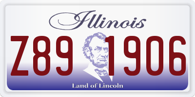 IL license plate Z891906
