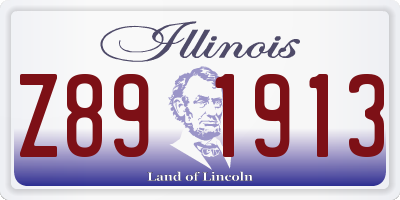 IL license plate Z891913