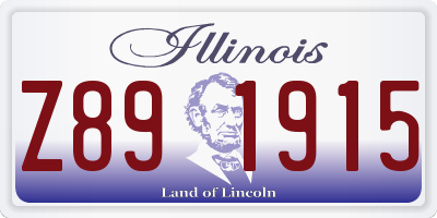 IL license plate Z891915