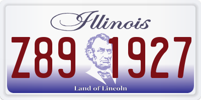 IL license plate Z891927