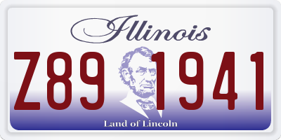 IL license plate Z891941