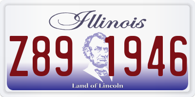 IL license plate Z891946