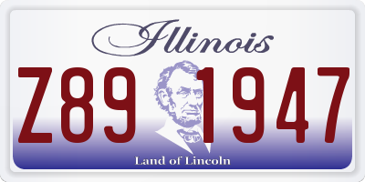 IL license plate Z891947