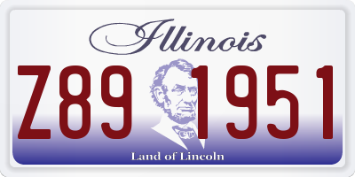 IL license plate Z891951