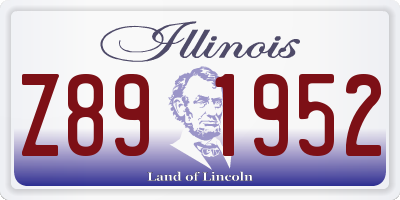 IL license plate Z891952