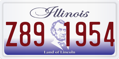 IL license plate Z891954