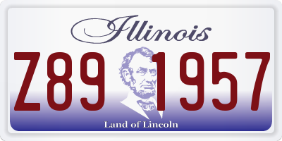 IL license plate Z891957