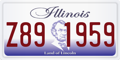 IL license plate Z891959