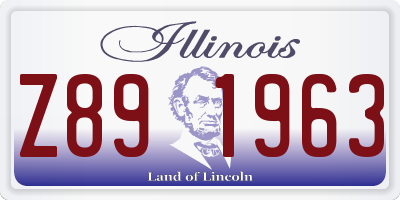 IL license plate Z891963