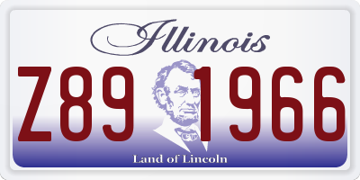 IL license plate Z891966