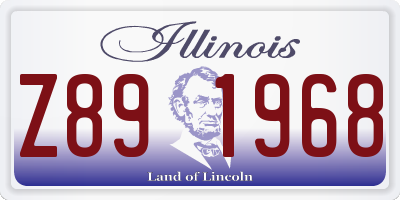 IL license plate Z891968