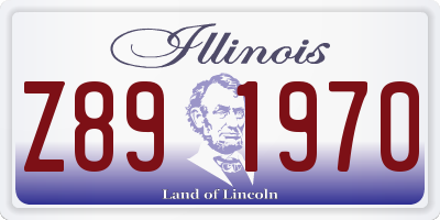 IL license plate Z891970