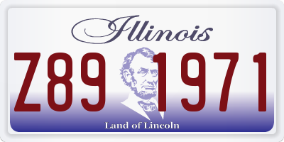 IL license plate Z891971